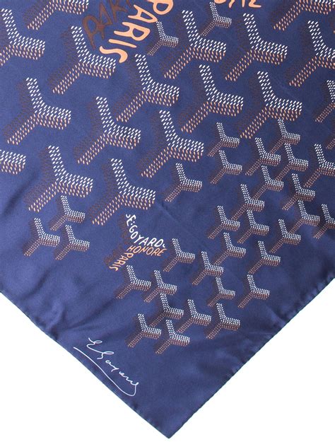 goyard silk scarf|Goyard scarf for women.